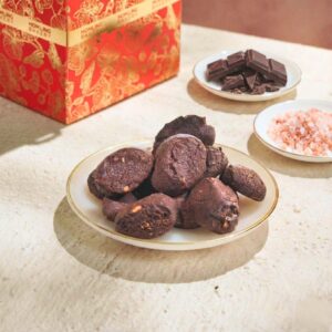 CNY 2026 Pink Himalayan Sea Salt Chocolate Almond Cookies