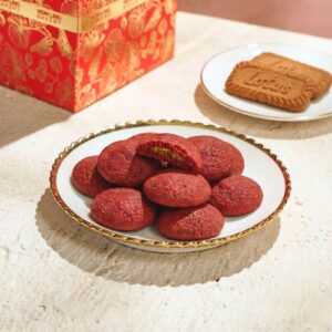 CNY 2026 Red Velvet Biscoff Cookies