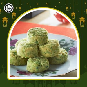 Mdm Ling Bakery Hari Raya 2024 Green Pea Cookies (Halal-Certified)