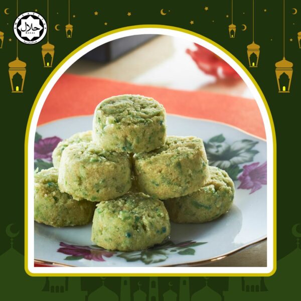 Mdm Ling Bakery Hari Raya 2025 Green Pea Cookies (Halal-Certified)