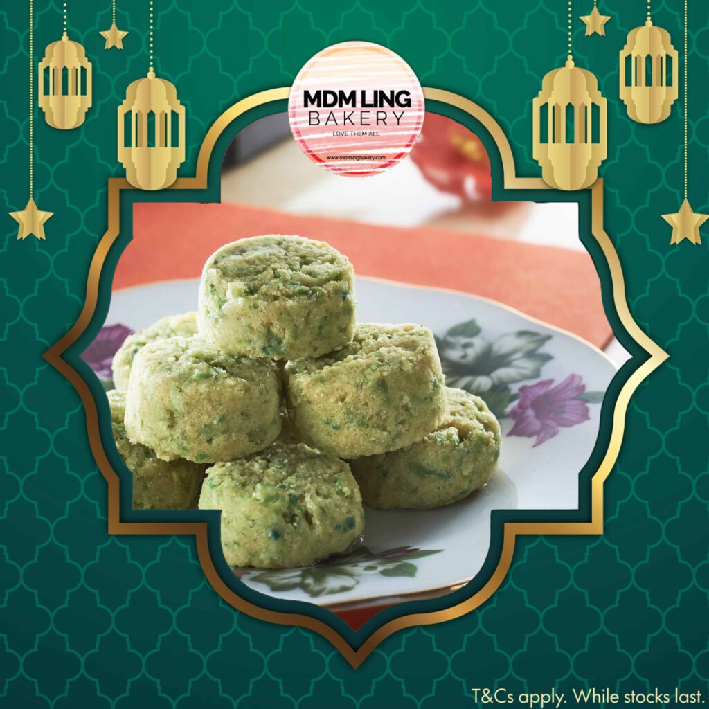 Mdm Ling Bakery Hari Raya Green Pea Cookies