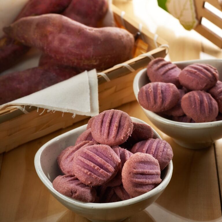 Purple Sweet Potato Cookies
