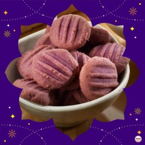 Mdm Ling Bakery Deepavali Purple Sweet Potato Cookies