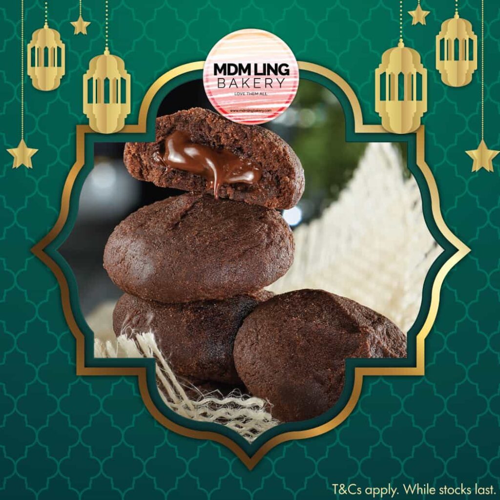 Mdm Ling Bakery Hari Raya Molten Chocolate Cookies