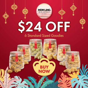 CNY Cookies Promo mdm Ling Bakery, $24 off