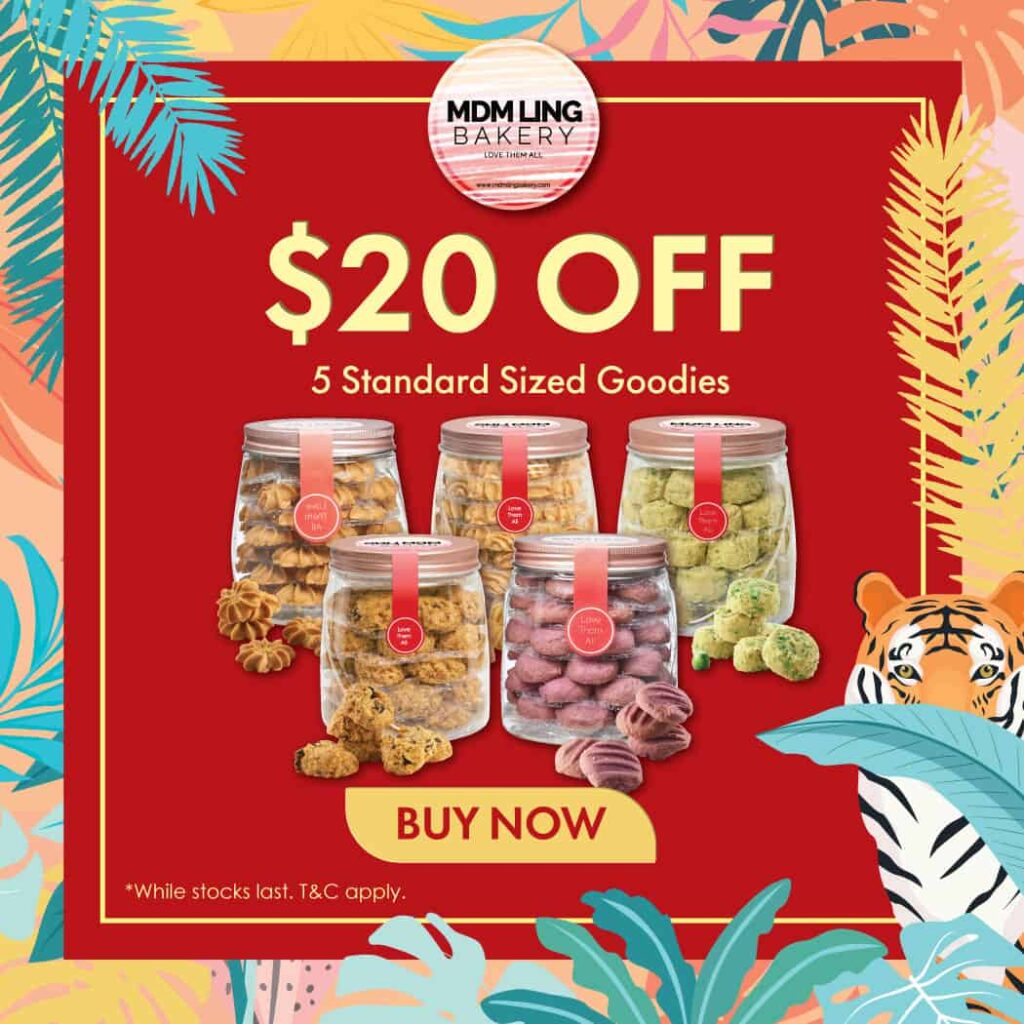 Mdm Ling Bakery CNY Cookie Promotion 2022
