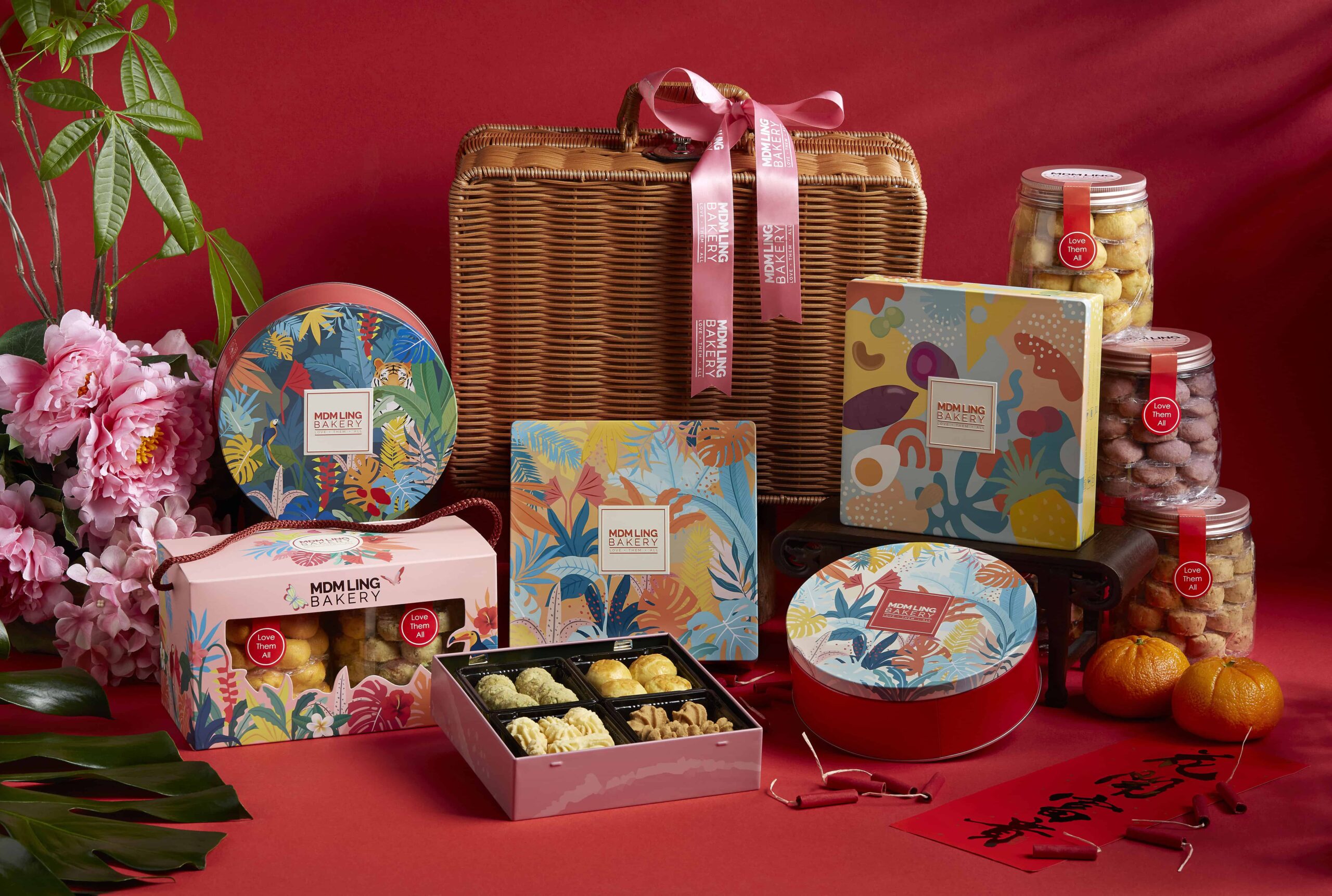  CNY Gift Hampers Cookies Gift Box