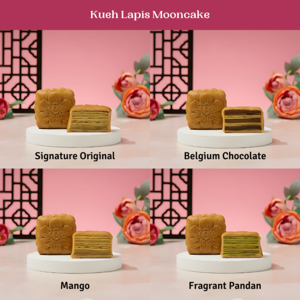 Mid-Autumn Festival 2024 Kueh Lapis Mooncake Box