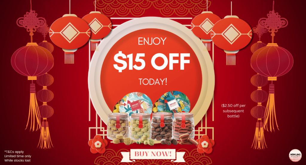 Chinese New Year Cookies and Snacks Singapore – Mdm Ling Bakery 2023