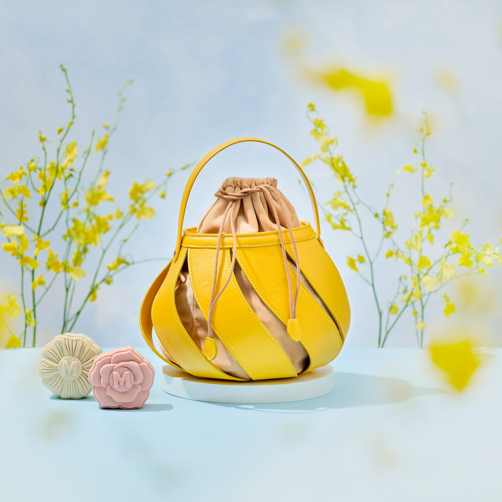 Mdm Ling Bakery Mid Autumn Festival 2023 Moon Yellow Mooncake Bucket Bag