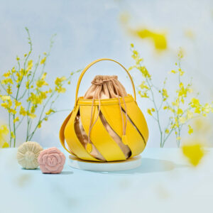 Mdm Ling Bakery Mid Autumn Festival 2023 Moon Yellow Mooncake Bucket Bag
