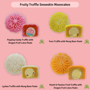 Fruity Truffle Snow Skin Mooncakes (New)