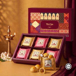 Deepavali Delights Maroon Box (6 in 1)
