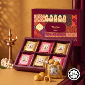 2026 Deepavali Delights Maroon Box (6 in 1)