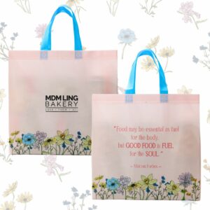 Mdm Ling Bakery Chinese New Year CNY Cookies Goodies 2024 Promotion Tote Eco Bag
