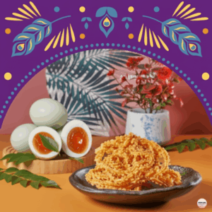 Deepavali salted egg murukku