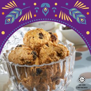 Wholemeal Raisin Cookies
