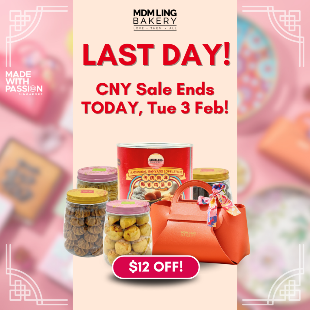 LAST DAY! Sale Ends TODAY Tue 3 Feb!