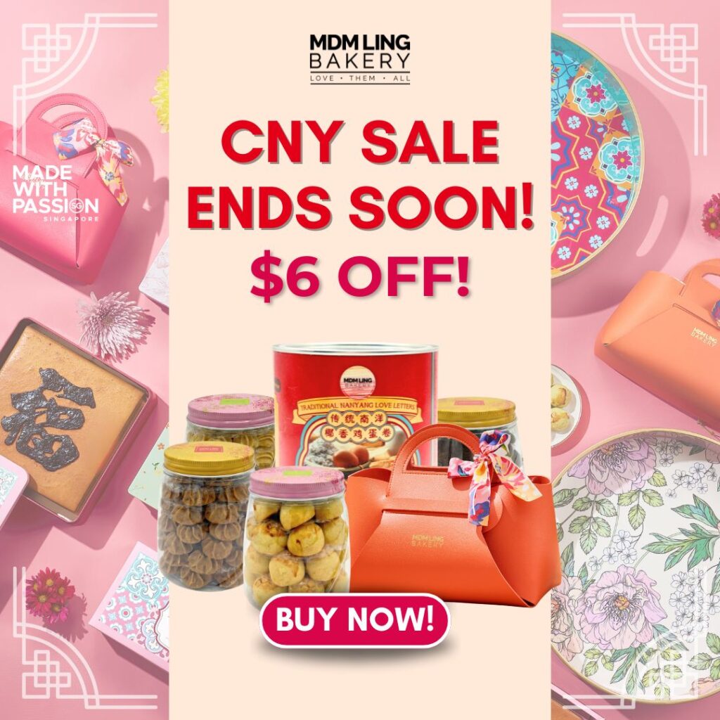 CNY Sale Ends Soon! Up to $6 Off!