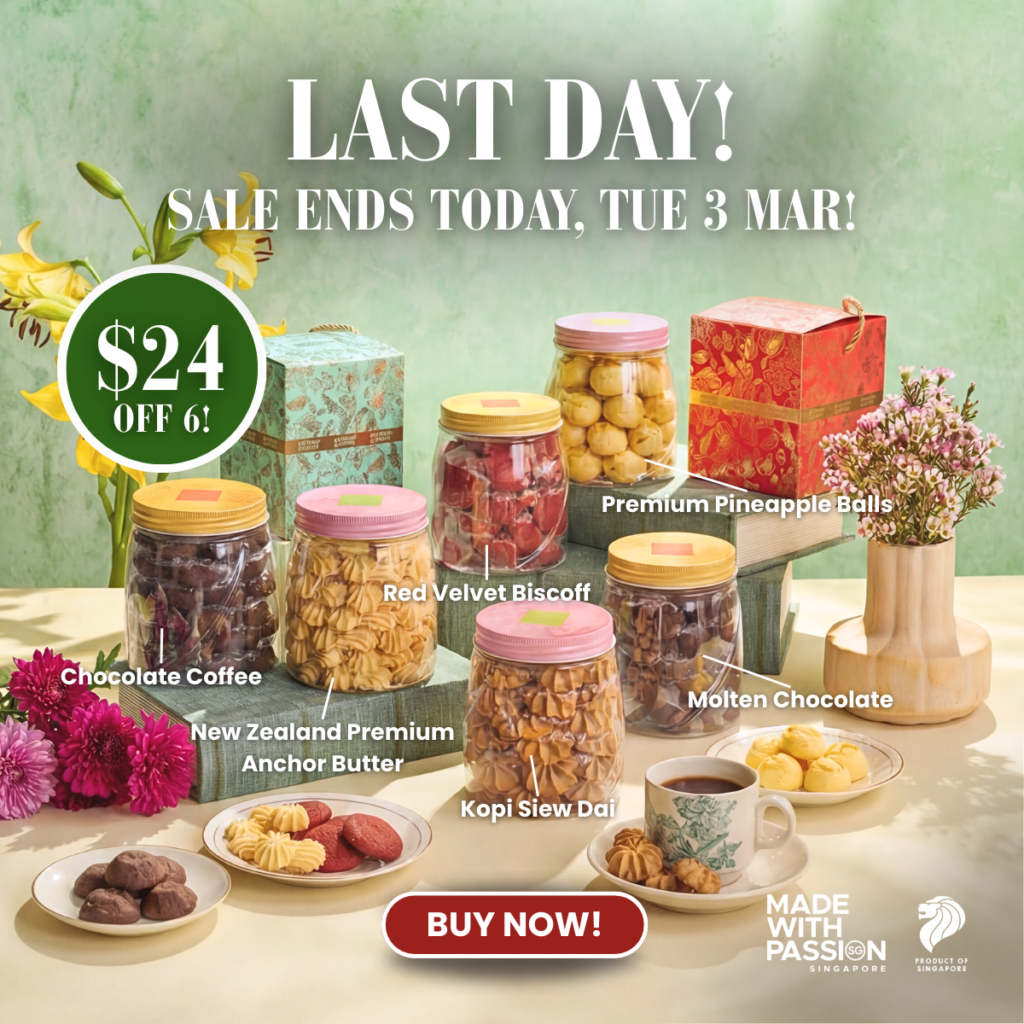 Halal Hari Raya cookies Singapore Mdm Ling Bakery