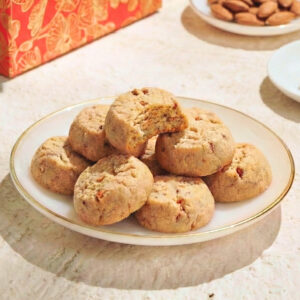 Salted Caramel Almond Cookies